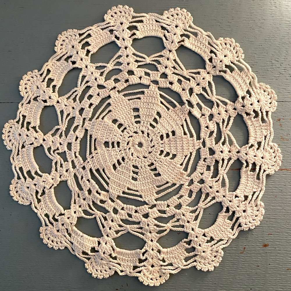 Vintage Crochet Cotton Doily